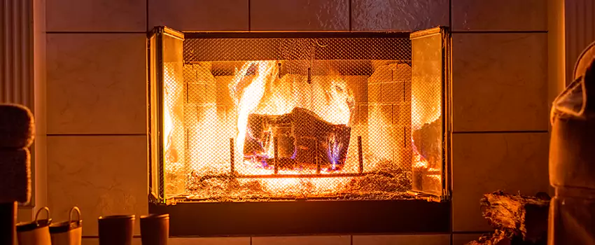 Mendota Hearth Landscape Fireplace Installation in Langley Park, Maryland
