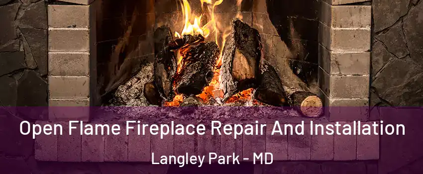  Open Flame Fireplace Repair And Installation Langley Park - MD